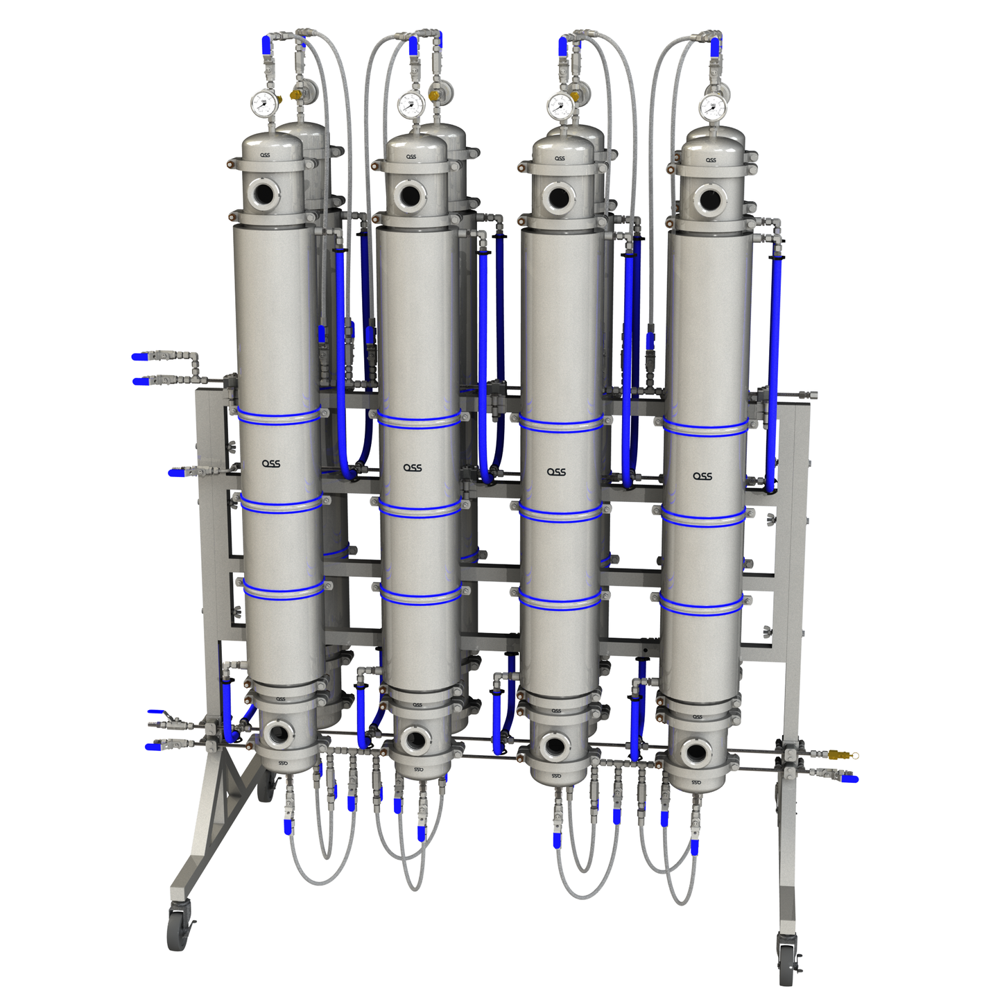 Material Rack w/ Jackets (80 lbs.) - 6"x48"