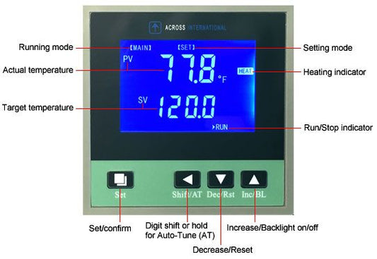 3rd Gen Controller for Ai AT75 AT75a AT160 Vacuum Ovens -110V